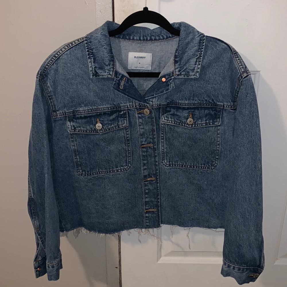 Womens Cropped Denim Jacket